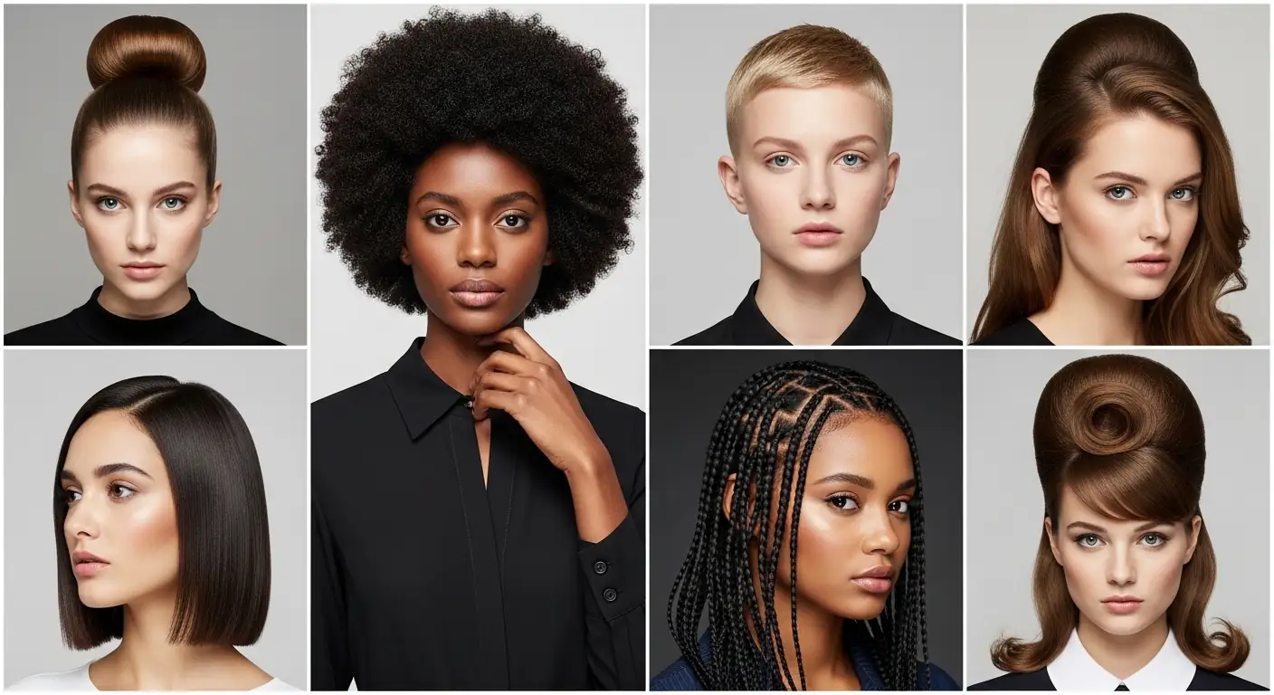 Different types of hairstyles