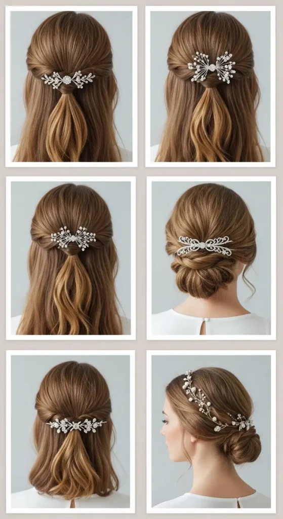 Enhance Your Bun Hairstyle with Accessories