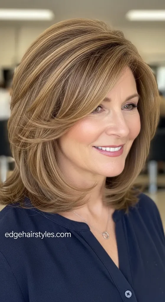 Hairstyles for Women Over 50 Medium-length hairstyle
