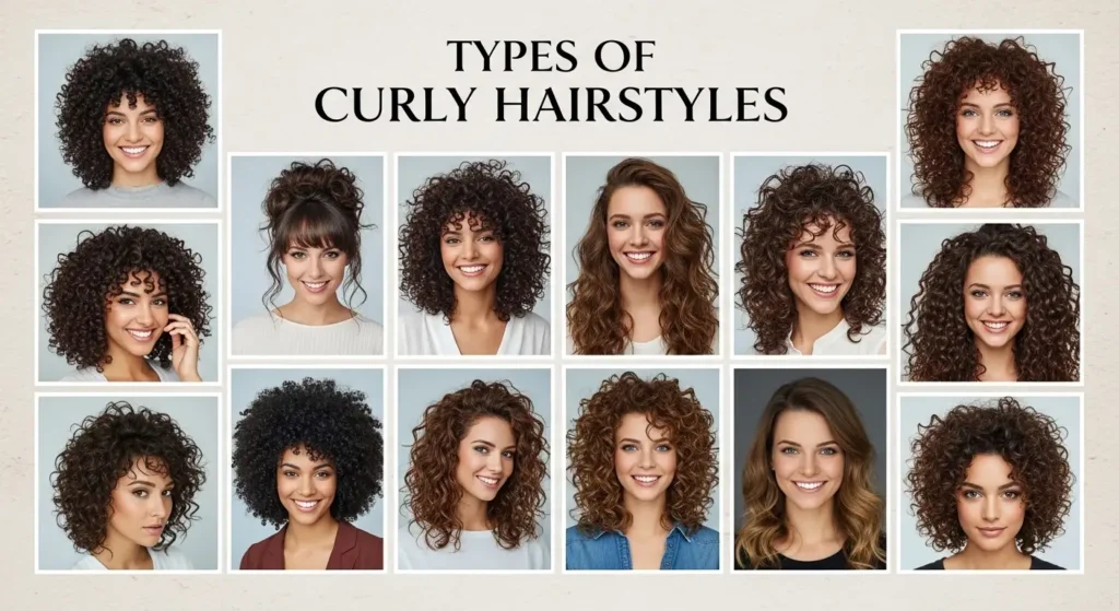 Types of Curly Hairstyles  
