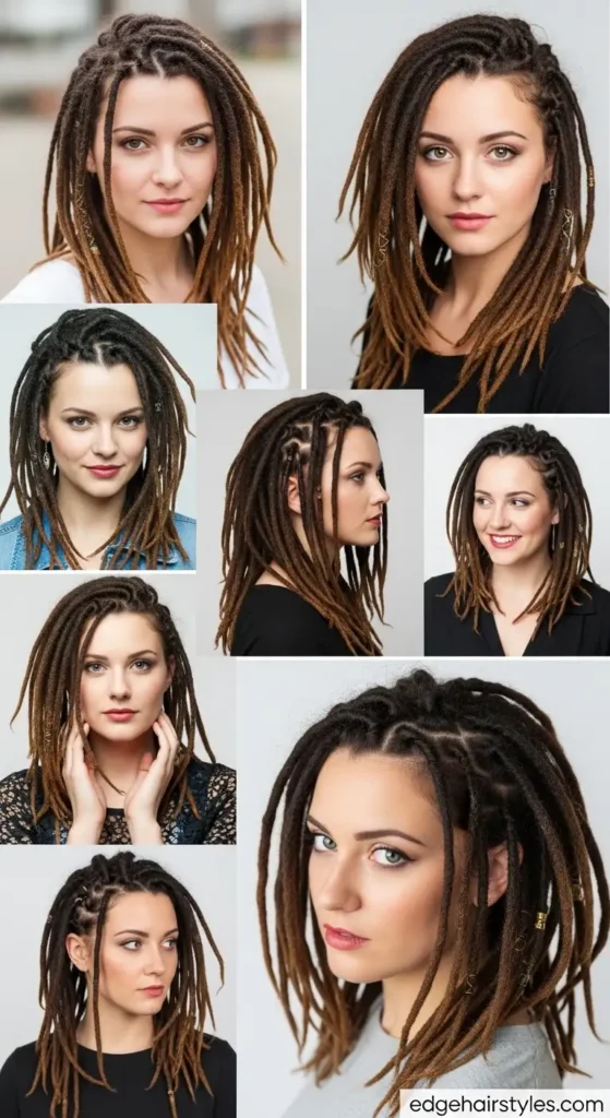 Dreadlock Hairstyles for Women: The Ultimate Guide Medium Dreadlock Hairstyles
