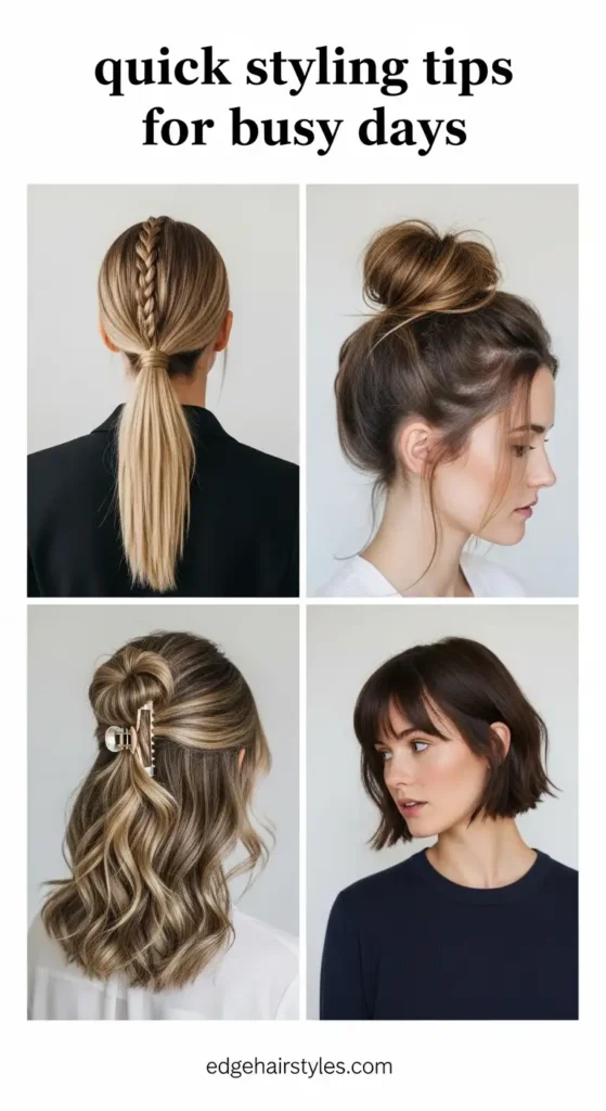 Quick Styling Tips for Busy Days