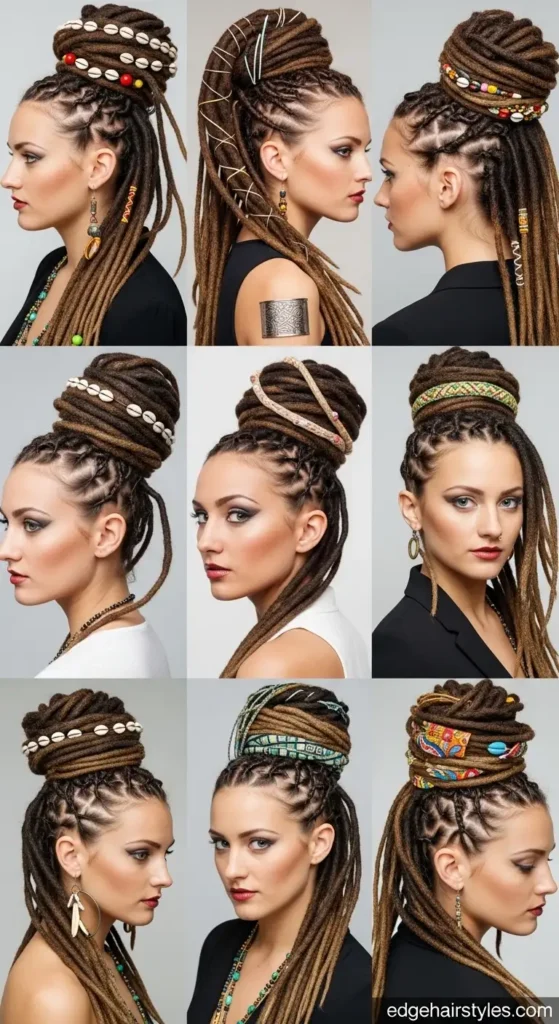 Dreadlock Hairstyles for Women: The Ultimate Guide Unique Dreadlock Styles with Accessories