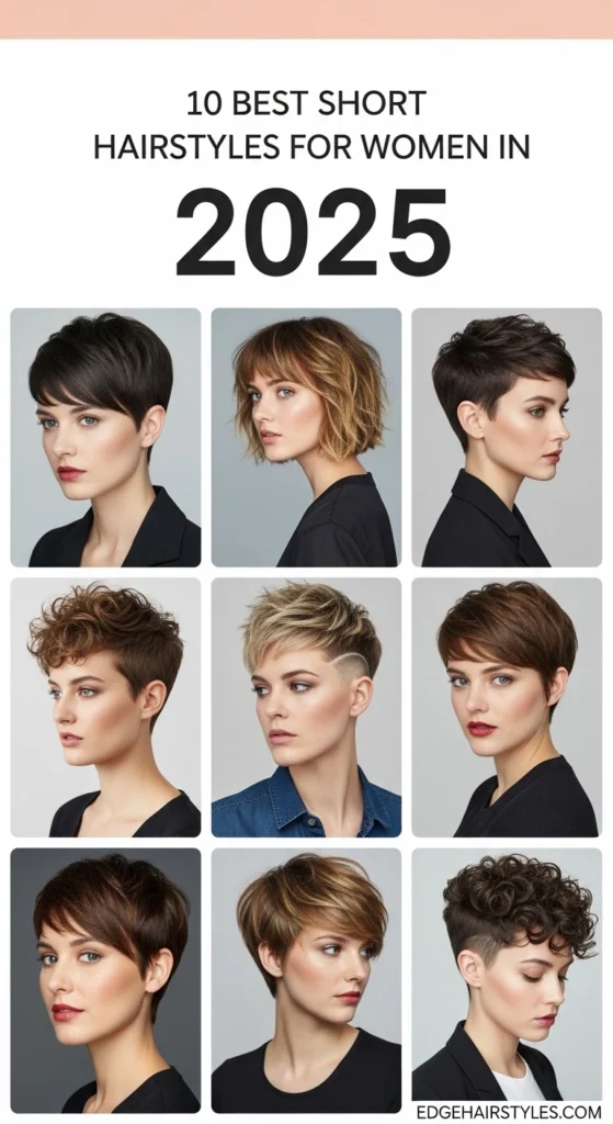 The 10 Best Short Hairstyles for Women in 2025