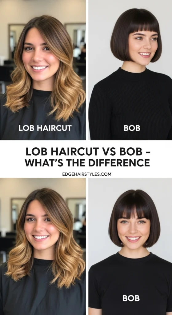 Lob Haircut vs Bob – What's the Difference