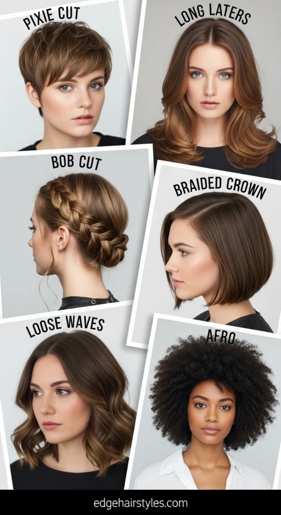 Popular names of Hairstyles