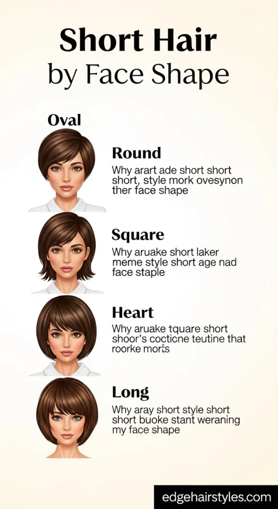Short Hair by Face Shape