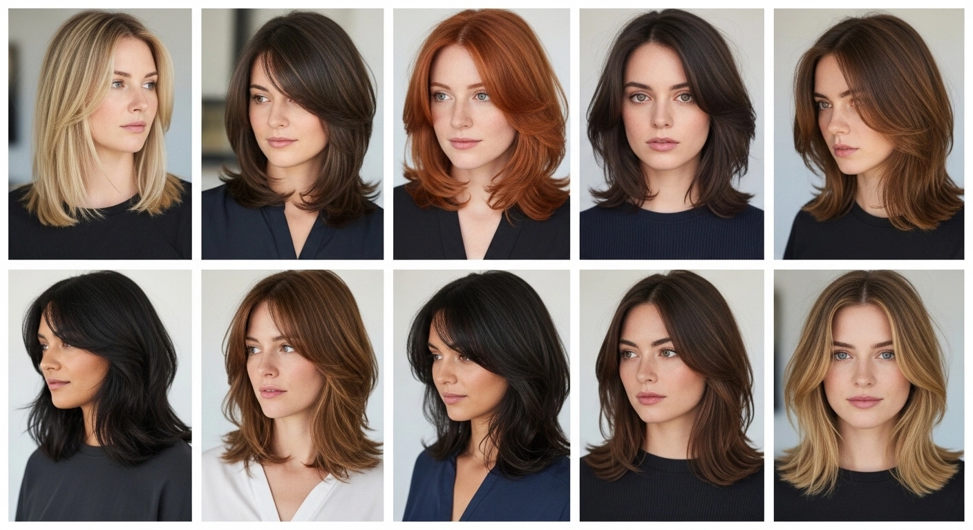 Shoulder-Length Hairstyles with Layers