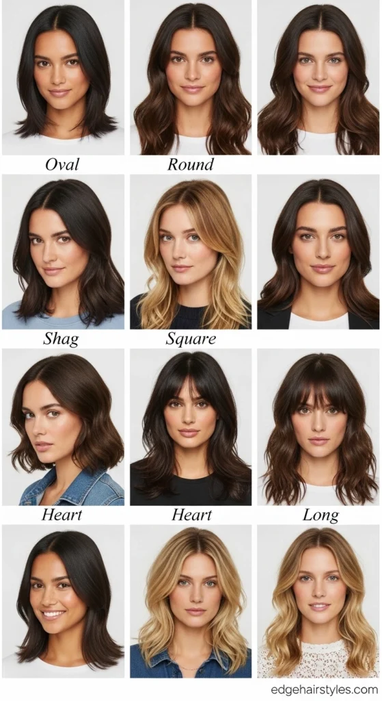 The Best Medium-Length Hairstyles for Every Face Shape 