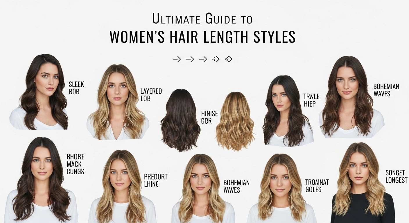 Ultimate Guide to Women's Hair Length Styles