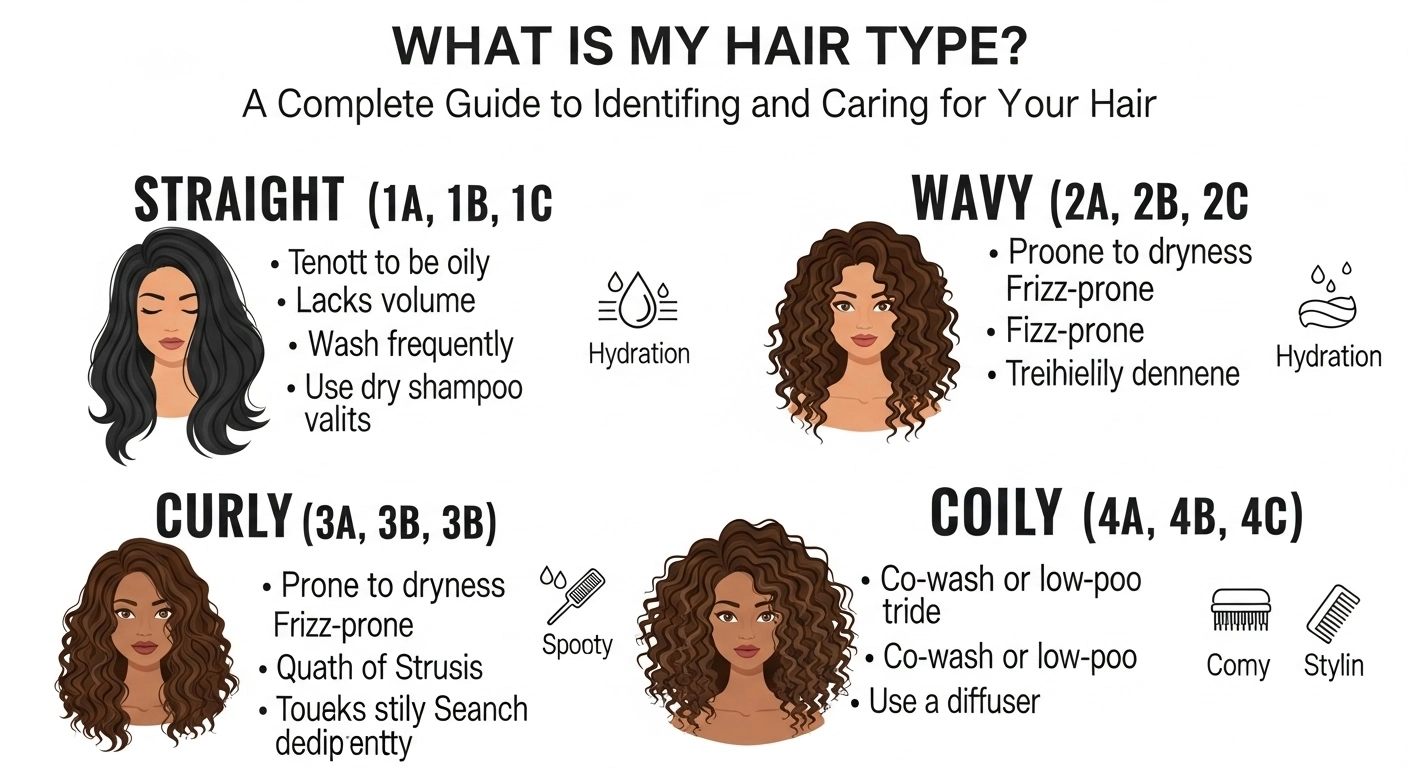 What is My Hair Type? A Complete Guide to Identifying and Caring for Your Hair?