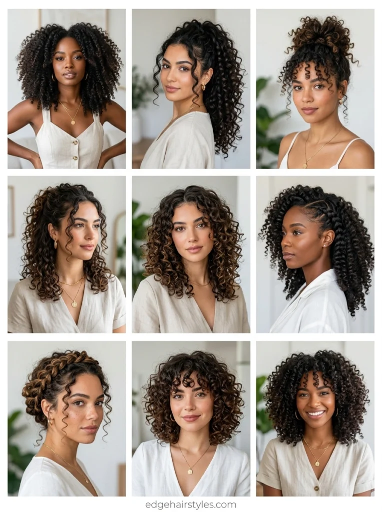 Types of Hairstyles for Curly Hair Women