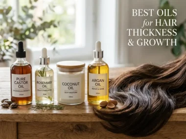 Best Oils for Hair Thickness and Growth