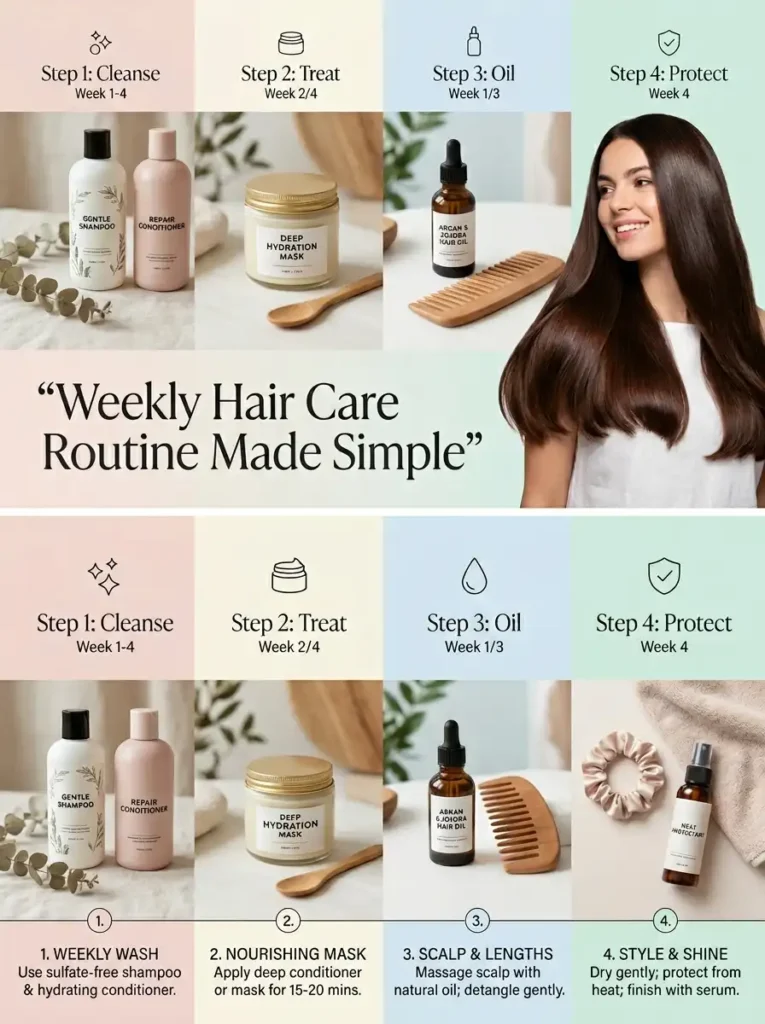 How to Begin Your Weekly Hair Care Routine