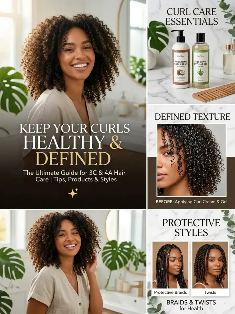 Styling Tips for 3C and 4A Hair