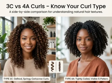 Understanding 3C vs 4A Hair
