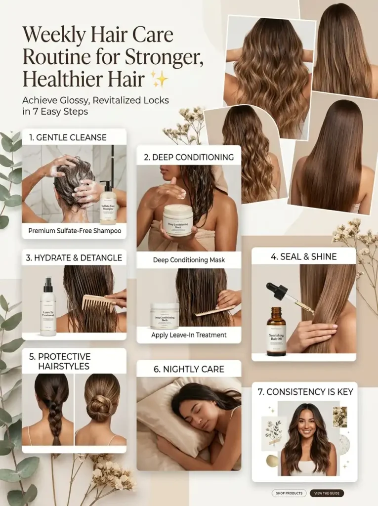 Weekly Hair Care Plan