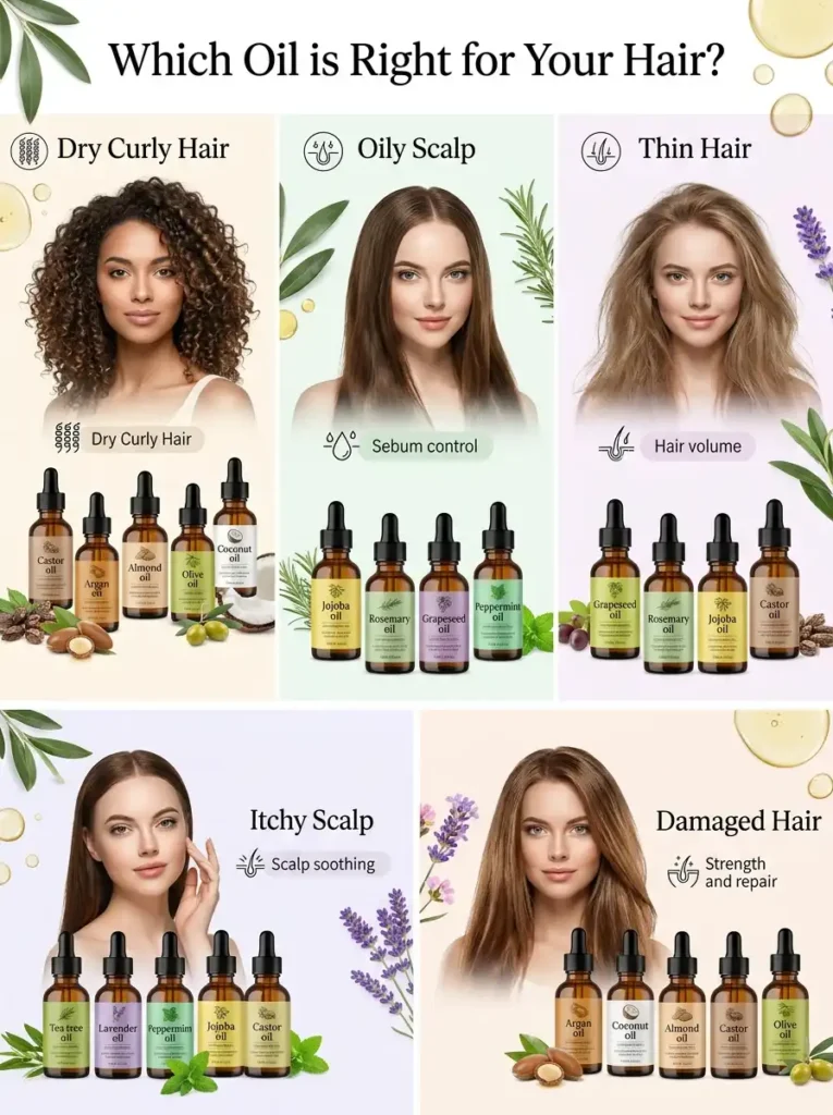 Which Oil is Right for Your Hair