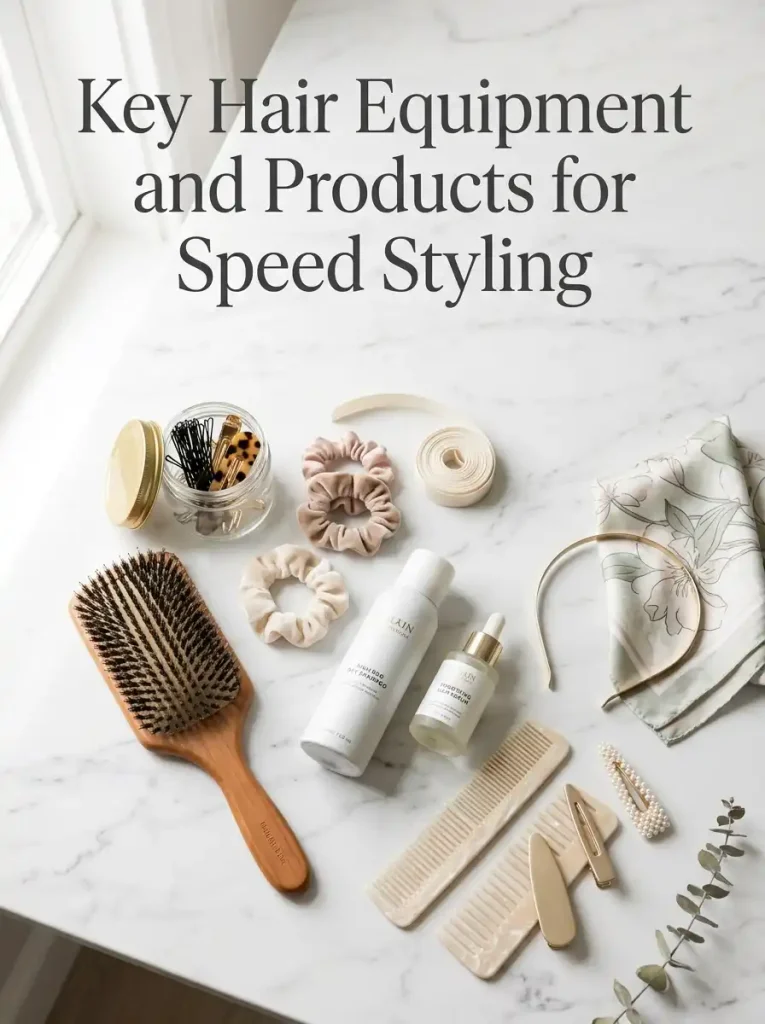 Key Hair Equipment and Products for Speed Styling